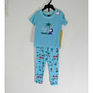 Peanuts Snoopy Woodstock Christmas Holiday Pajamas Kids Size 4T NWT